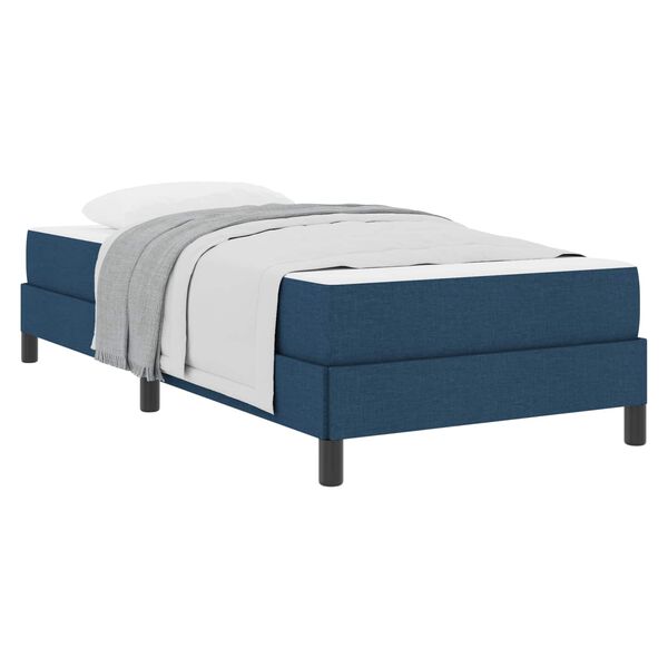 vidaXL Boxspringbed met matras Blauw 80 x 200 cm Stof
