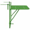 vidaXL Hangende Balkon Tafel Groen 60 x 39 x 65 cm Staal