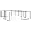 vidaXL Hondenkennel 36,3 m&sup2; staal