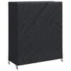 vidaXL Pingpong Tafelbedekking Effen Zwart 165 x 70 x 185 cm Stof