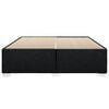vidaXL Bedframe zonder matras stof zwart 180x200 cm