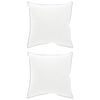vidaXL Hoofdkussen 2 pcs 50 x 50 cm Australisch Wol Wit
