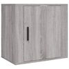 vidaXL Nachtkastjes 2 st wandgemonteerd 50x30x47 cm grijs sonoma eiken