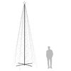 vidaXL Kegelkerstboom 1400 LED's blauw 160x500 cm