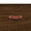 vidaXL Dressoir 69,5x34x90 cm bewerkt hout bruin eikenkleur