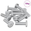 vidaXL Bout 1593 st Zilver 8 x 25 mm Staal