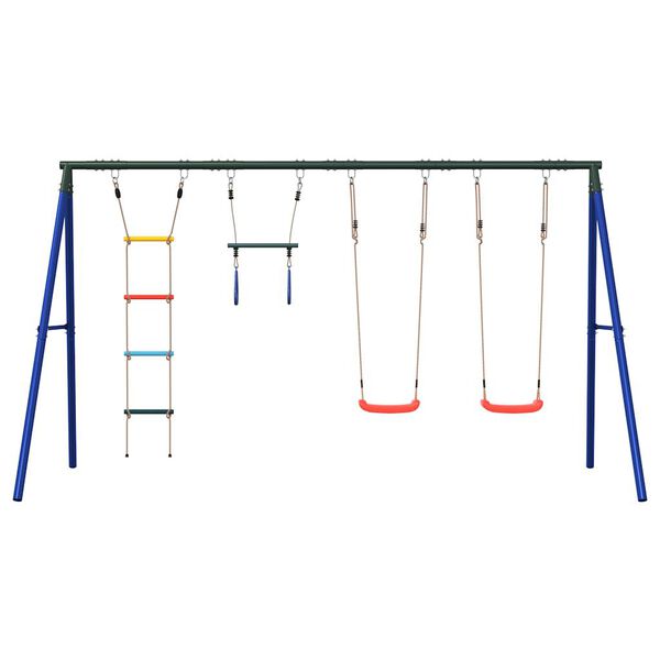 vidaXL Schommelset met schommels, trapeze en ladder