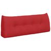 vidaXL Rugkussen Rood 120 x 24 x 50 cm Stof
