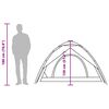 vidaXL Koepeltent 2-persoons snelontgrendeling groen
