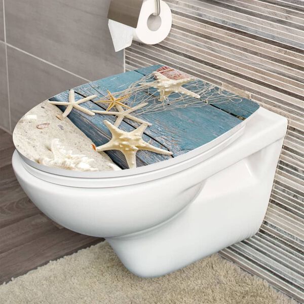 CORNAT Toiletbril met soft-close STARFISH thermoplastic