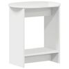 vidaXL Bijzettafel Hoogglans Wit 50 x 39,5 x 55 cm Bewerkt hout