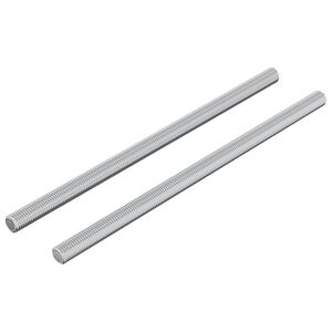vidaXL Draadstaaf 2 pcs Zilver 6 x 120 mm Staal
