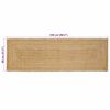 vidaXL Gebied Tapijt Beige 80 x 250 cm Jute