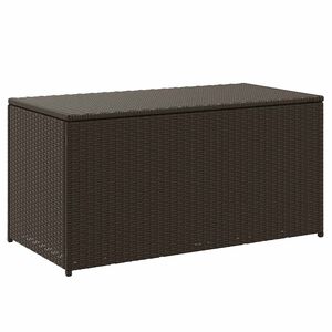 vidaXL Tuinbox 100x50x50 cm poly rattan bruin