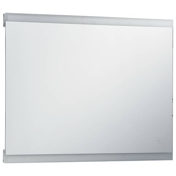vidaXL Badkamerspiegel LED met aanraaksensor 80x60 cm
