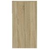 vidaXL Wandtafel 100x39x75 cm bewerkt hout sonoma eikenkleurig