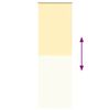 vidaXL Rolgordijn verduisterend 75x230 cm stofbreedte 70,7cm geel