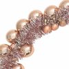 vidaXL Kerstbal Guirlande Rose Gold 186 cm Polystyreen