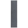 vidaXL Droogloopmat 100x450 cm grijs