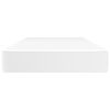 vidaXL Pocketveringmatras 100x200x20 cm kunstleer wit
