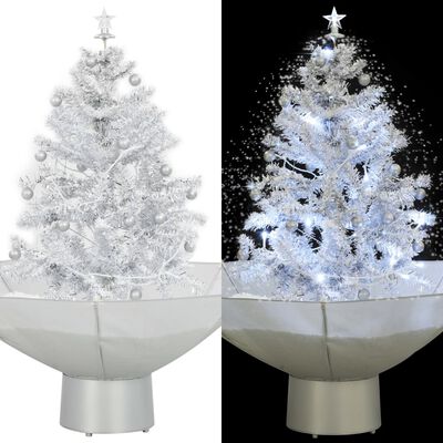 vidaXL Kerstboom sneeuwend met paraplubasis 75 cm wit kopen vidaXL.be