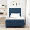 vidaXL Boxspringbed met matras met hoofdeinde Blauw 120 x 200 cm Stof