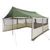 vidaXL Gezinstent met dak Groen 450 x 400 x 265 cm Polyester en staal