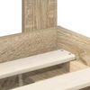 vidaXL Bedframe met opslag Sonoma Eiken 75 x 190 cm Massief grenenhout
