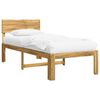 vidaXL Eenpersoonsbed met hoofdbord ROSTOCK Wit 80 x 200 cm