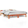 vidaXL Bedframe zonder matras massief grenenhout wasbruin 180x200 cm