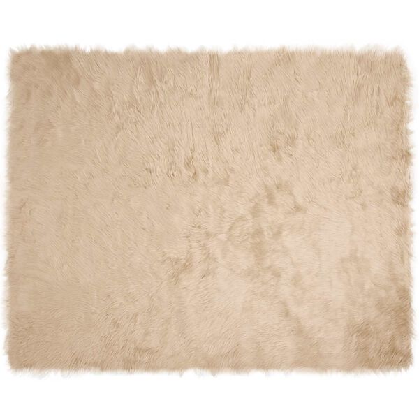 vidaXL Nep Schapenvacht Tapijt Tafalla Beige 200 x 280 cm Polyester