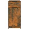 vidaXL Bureaukast 33,5x50x75 cm bewerkt hout gerookt eikenkleurig