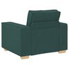 vidaXL Sofa Stoel Donkergroen 100x78x84 cm Stof