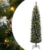 vidaXL Kunstkerstboom smal met 150 LED's 120 cm