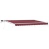 vidaXL Handmatige Luifelhouder met LED's 4,5 &times; 3,5 m