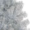 vidaXL Kerstboom met 300 LED met standaard Zilver 210 cm PET