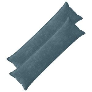 vidaXL Kussensloop 2 pcs HOUTEN Blauw 40 x 145 cm Chenille Stof