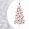 vidaXL Kunstkerstboom met kerstbal 150 cm 150 LED's Warmwit