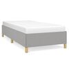 vidaXL Bedframe zonder matras 80x200 cm stof lichtgrijs
