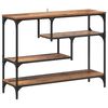 vidaXL Wandtafel Oudhout 100 x 30 x 75 cm Bewerkt hout