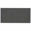 vidaXL Wandhoofdbord 12 st 60 x 30 cm Donkergrijs Stof
