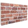 vidaXL Wandpanelen 10 st 3D 100x50 cm EPS rood