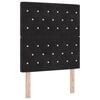 vidaXL Hoofdbord Zwart 80 cm Fluweel