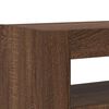 vidaXL Dressoir Bruin Eiken 116 x 30 x 75 cm Bewerkt hout