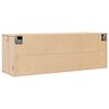 vidaXL Wandkast 100x30x35 cm massief grenenhout