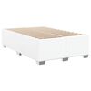 vidaXL Bedframe zonder matras 120x190 cm kunstleer wit