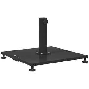 vidaXL Parasolvoet 25.95 kg Zwart Vierkant
