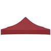 vidaXL Partytentdak 270 g/m² 3x3 m bordeauxrood