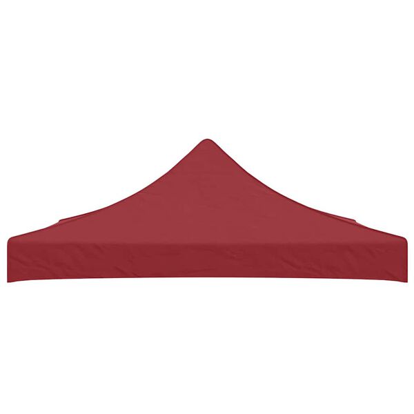 vidaXL Partytentdak 270 g/m² 3x3 m bordeauxrood