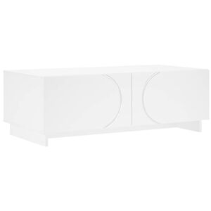 vidaXL Salontafel Wit 102 x 50,5 x 35 cm Bewerkt hout